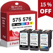 Druckerpatronen für Canon PG-575XL CL-576  PIXMA TS3550i TS3551i TR4750i TR4751i