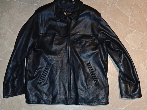 Leder herren jacke - jacke, xxl