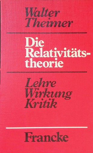 Die relativitätstheorie - die,