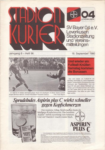 Programme 1980 bayer - programme, |