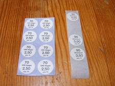 Wiking HO Preisetiketten alt  und original ! 70 DRK Wagen und 95 Motorboot