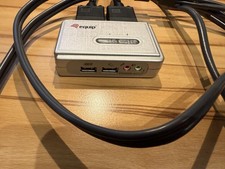 equip VGA, USB Cable KVM Switch 2 Port, Umschalter