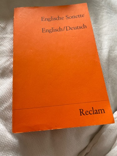Englische sonette englisch - englische,