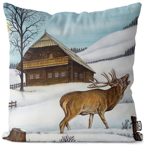 Röhrender hirsch bauernhof - hirsch,