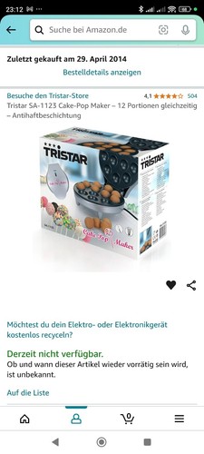 Cake pop maker von tristar - pop,