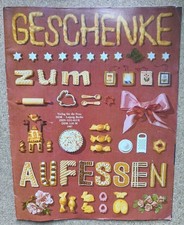 Geschenke zum Aufessen Verlag für die Frau DDR Weihnachten Backen Kochen 