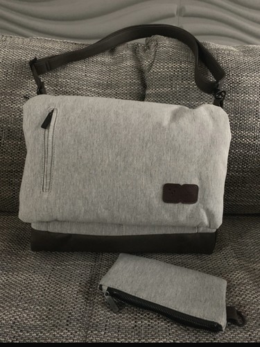 Wickeltasche grau von abc - wickeltasche,