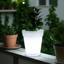 EXTRAVAGANTE Solar LED Leuchte Blumentopf Dämmerungssensor Dekoleuchte