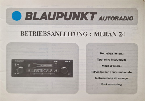 Bedienungsanleitung blaupunkt - bedienungsanleitung,