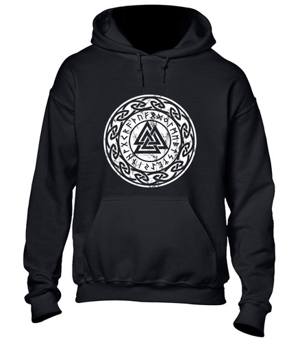 Valknut symbol hoody - valknut,