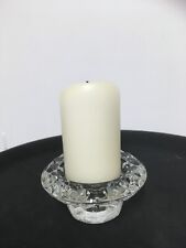 4er Set Glas Kerzenhalter 3 in 1, France, evtl. Bolsius