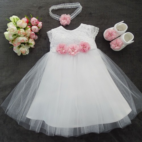 Taufkleid stirnband - +stirnband, +
