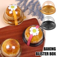 50 Stück Mini Kuchen Behälter, Klar Kunststoff Kleine Cupcake Boxen mit WSE S /