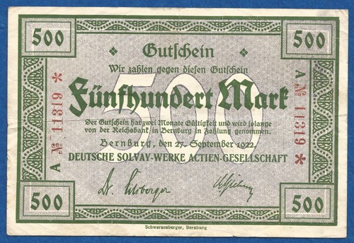 201 notgeld bernburg - 10,