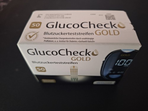 Gluco check gold teststreifen - gold,