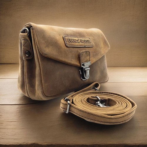 Leder gürteltasche - leder,