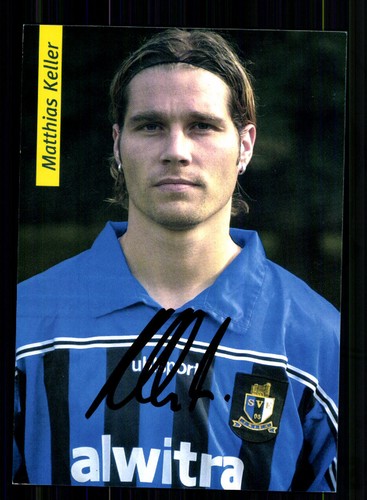 Matthias keller autogrammkarte - matthias,