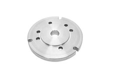 PAULIMOT Montageflansch für Drehfutter Ø 80 mm zu Teilapparat