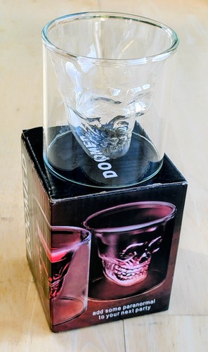Totenkopf schnapsglas doomed - schnapsglas,,