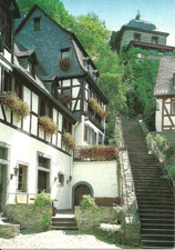 AK Beilstein Mosel Lk Cochem-Zell -Klostertreppe, Gasthaus Klosterburg -von 1989