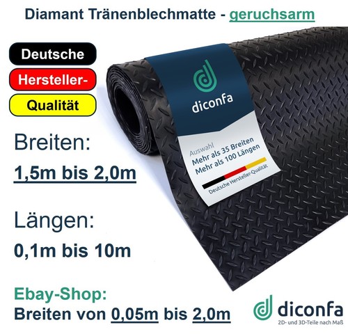 Gummimatte diamant - gummimatte,