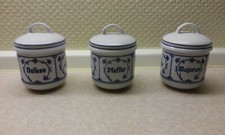 3 Gewürzdosen mit Deckel