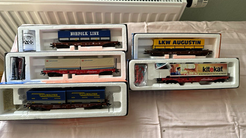 Roco taschenwagen set - db, taschenwagen-set