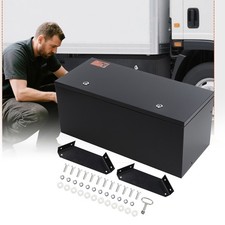 45L Anhängerbox Werkzeugkiste Deichselbox Gurtkiste 700x300x300mm Metallbox LKW