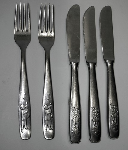 Kinderbesteck messer - 5, x