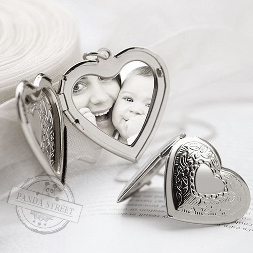 925 silber herz medaillon - 925,