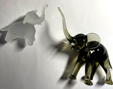 2   Elefanten - Glas - Figuren