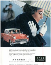 Opel Rekord Reklame von 1959 -