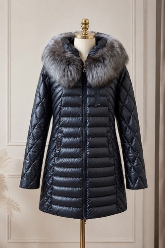 Premium daunenjacke mit - daunenjacke,