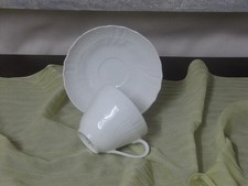 Kaffeetasse & Untertasse  Hutschenreuther Form Dresden weiß
