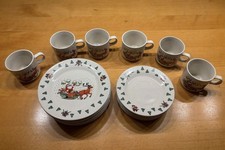 Weihnachts-Kaffeegeschirr