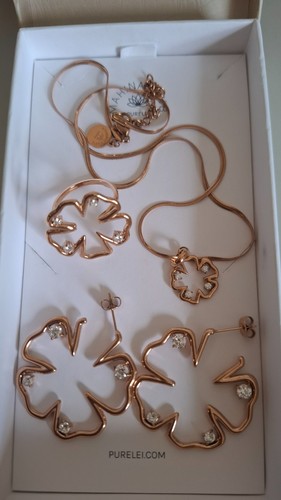 Purelei rosegold schmuckset - rosegold,