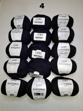 15 Knäuel (4) Strickgarn Lang Fantomas, 75% Schurwolle Superwasch 25% Polyamid