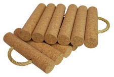 Topfuntersetzer aus 6 Korkrollen – Hitzeschutz & Pfannenschutz, 21×17 cm