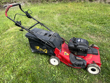 Benzin Rasenmäher Frontantrieb mit Elektro + Seilzug Starter mit 5,5 HP