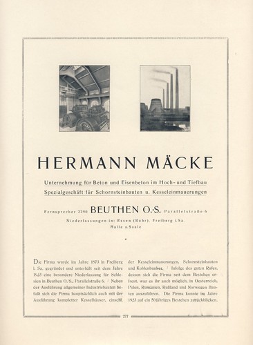 Hochbau tiefbau mäcke beuthen - hochbau,