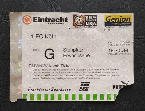 Ticket bundesliga 2000 - ticket,