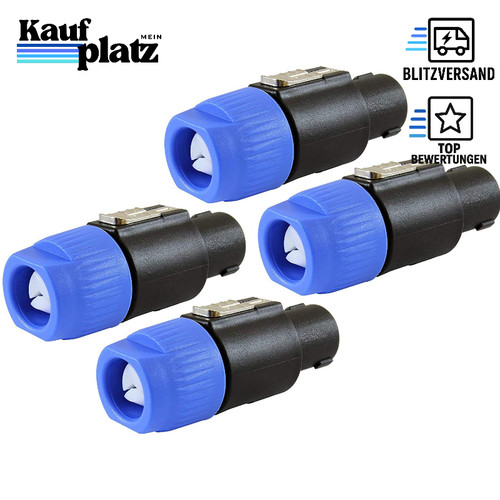 Speakon stecker polig - stecker, 4-polig