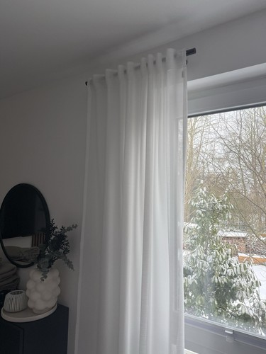 Schwarze gardinenstange - schwarze, +