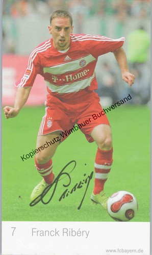 Photopostkarte franck ribéry - photopostkarte,