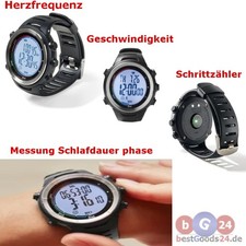 Herzfrequenz-Messuhr Geschwindigkeit Schrittzähler Fitnessuhr Leistungskontrolle