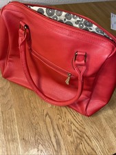 Handtasche Rot Damen Tragetasche Shopper Kunstleder?