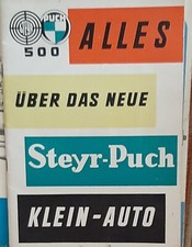 Steyr puch 500 broschüre - puch,
