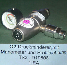 Dräger Sauerstoff Druckminderer Durchflußmesser Oxy Pressure Reducer Flowmeter Y