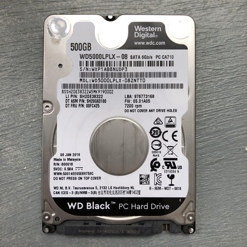 Western digital black 500 - digital, wd