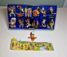 Ü-Ei Im Tal der Trapper und Indianer Komplettsatz Ferrero mit Beipackzettel 1998